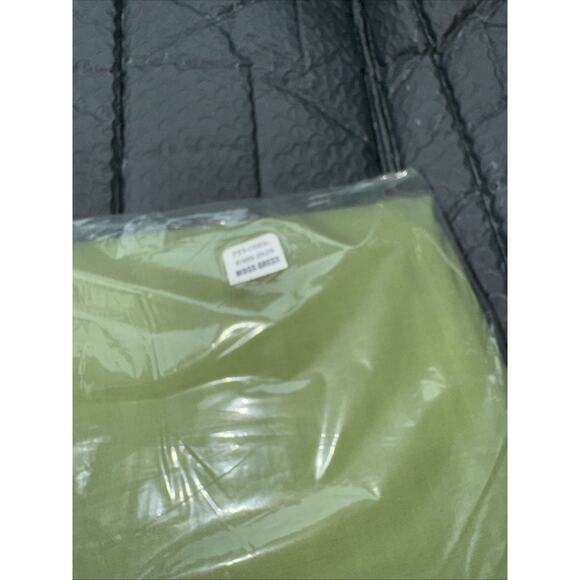Penn Prest Percale Double Size Fitted Sheet NOS New Sealed Moss Green 54 X 75 - Picture 3 of 5
